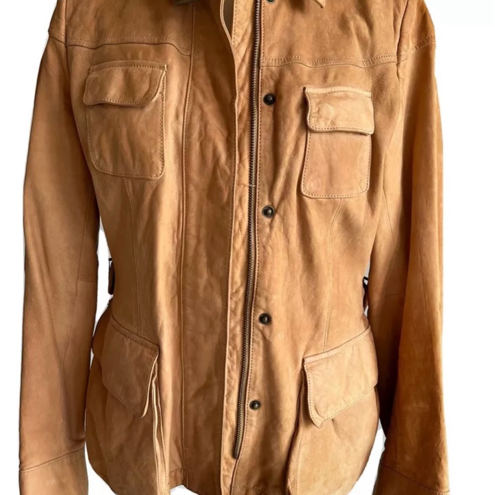 Vintage women’s leather safari Jacket
